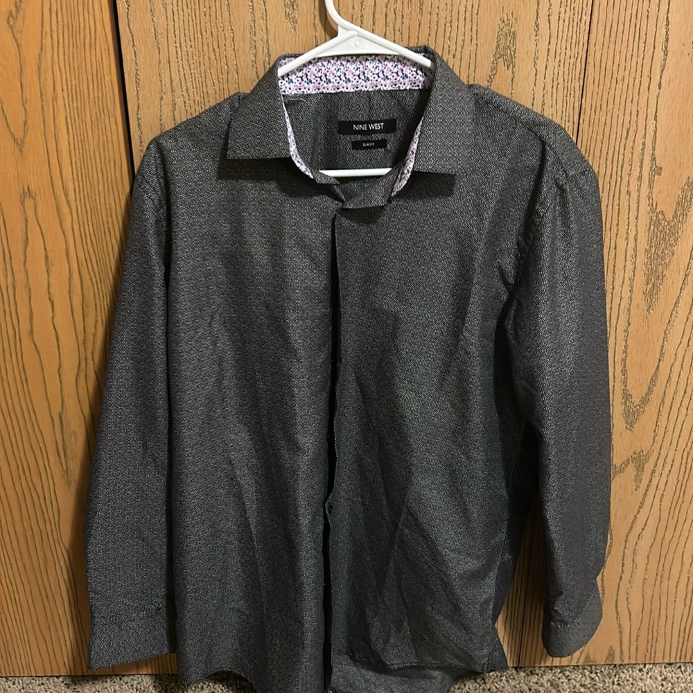 Nine West slim fit dress shirt